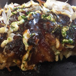 Okonomiyaki Chiyo - 豚玉 断面