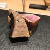 鮨 三心 - よこわ藁炙り