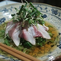 南渋谷 なみの上 - 「寒ブリしゃぶの温サラダ　八方出汁がけ」