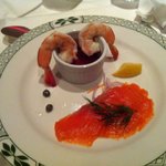 シュリンプカクテル＆スモークサーモン