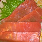 ふらいぱん - 今朝仕入れた本鮪の赤身です　笑