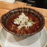 日本料理 いふう - 牛すじ煮込みは、すじ肉、小腸、ハチノスに八丁味噌が見事に馴染んだ。