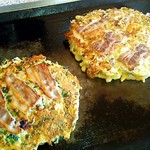 Okonomiyaki Mokuba - ランチのお好み焼き と ミックス大盛