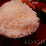 旨い肉料理 麻釉 - ご飯中盛り(＋￥50)