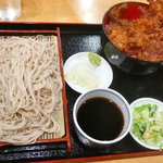 浜松町 更科 - 【蕎麦と天丼…900円】2010/12