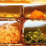 石葉 - 朝食の湯豆腐の薬味