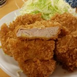 とんかつ いちかつ - いちかつ　大ひれかつ定食