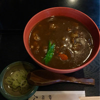 日本橋 やぶ久 - カレー南蛮,豚肉,激辛