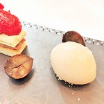 プレヴナンス - 栗と栗のアイスクリーム