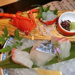 界 遠州 - 季節のお造り
      　「界 遠州のお造り取り合わせ　妻一式」
      