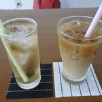ビストロカフェ綱 TuNa - ジンジャーエールとアイスコーヒー