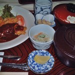 広島駅前グリーンホテル - とんかつランチ