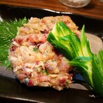 もつ焼 あぶさん - ムロアジのなめろう