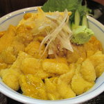 志のや - ウニ丼(夏季限定)・H22年8月撮影
