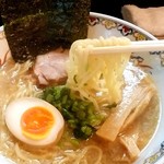 らーめん寺子屋 麺座 鷲ノ巣 - 鷲ノ巣＠本八戸　らーめんの麺