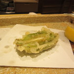 日本橋 蕎ノ字 - ふきのとう　大きい！