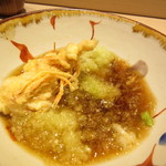 日本橋 蕎ノ字 - 車海老の頭