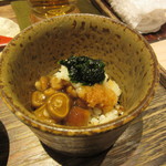 日本橋 蕎ノ字 - 蕎麦の実となめこおろし