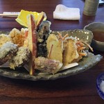 そば 吉里吉里 - 「野菜天ぷら」