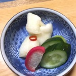 活鰻の店 つぐみ庵 - お新香