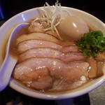 サンチャ フカミ - 鶏チャーシュー+煮卵