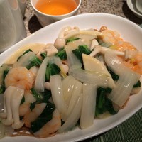桂花苑 - 海老入りあんかけ焼きそば