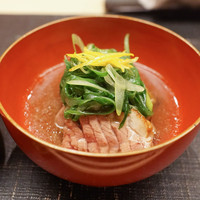 麻布十番 ふくだ - 海老芋と合鴨の治部煮