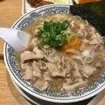 丸源ラーメン - 肉そば肉ダブル