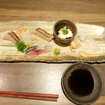 料理屋 壱 - 1月のおまかせコース5,400円：刺身盛合わせ