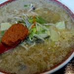 ラーメン渓流 - 味噌ラーメン大盛り1080円