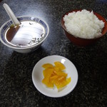 Shinachiyuu - ライス、スープ、お新香