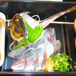 内浦漁協直営 いけすや - アジ刺身