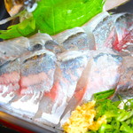 内浦漁協直営 いけすや - アジ刺身