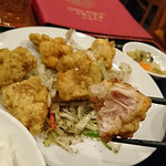 中国家常菜 同心房 - 揚げ鶏肉の黒胡椒炒め