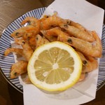 ビール長屋 貫太郎 - 地物小エビの唐揚げ　390円