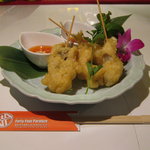 Forty-four Paralyze - ｢穴子とキスのエスニック串揚げ｣です。