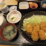 お食事処とりいち - カキフライ定食(1,000円)※冬季限定