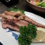 地鶏ダイニング ごゆるり庵 - セセリの網焼き
