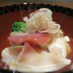 日本料理 幸庵 - 北寄貝治部煮アップ