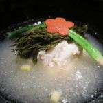 日本料理 幸庵 - 松葉蟹の真薯 吹雪仕立てアップ