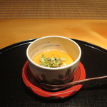 日本料理 幸庵 - 雲子炙りの玉締め