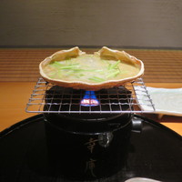 日本料理 幸庵 - 松葉蟹の甲羅焼き