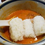 はなさき家 - 残ったスープに投入！