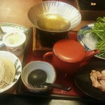 ばんどう太郎 - 料理写真:せり鍋お楽しみ膳 1,393円
