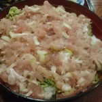 割烹 乃ざわ - 丼は深さはそれほどないものの、
間口が直径20cmくらいあります