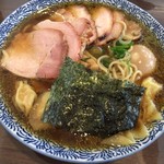 らーめん森や。 - はるゆたかちゃーしゅーわんたんめんしょう油味（味玉追加）