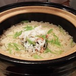 銀座 しのはら - 蟹ご飯