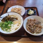 玉壺 - ミニ丼セット牛（６５０円）