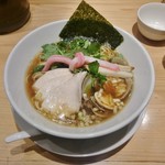 鶏・煮干・蛤のトリプルSOBA 980円