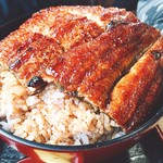 うなふじ - ご飯大盛り